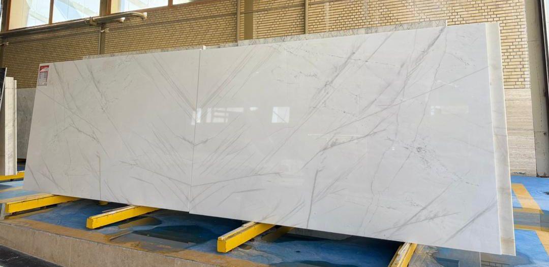 A vast quarry with large blocks of marble ready for extraction.